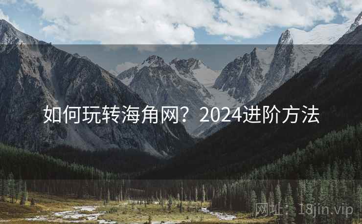 如何玩转海角网？2024进阶方法